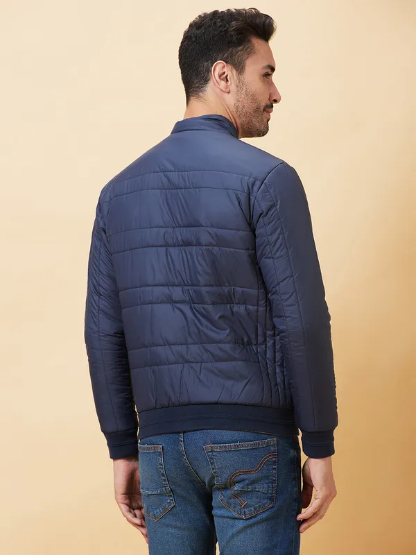 Being Human Clothing Men  Jackets-Navy And Khaki