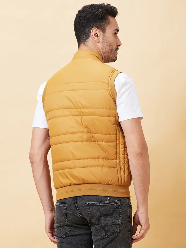 Being Human Clothing Men  Jackets-Mustard And Navy