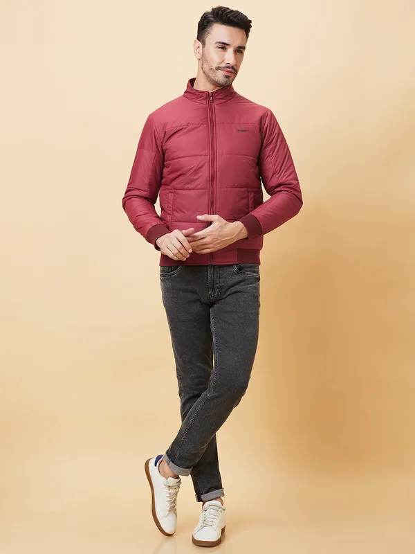 Being Human Men  Jackets-Burgundy