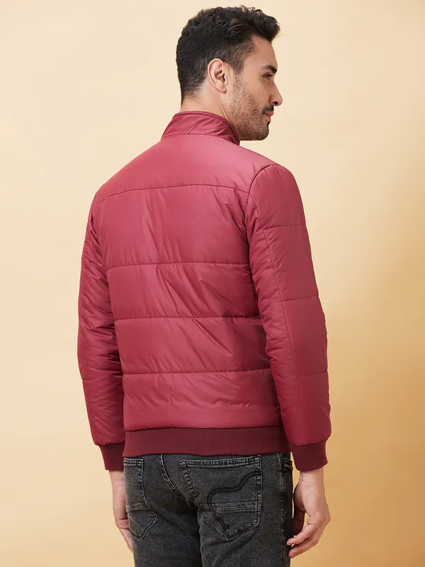 Being Human Men  Jackets-Burgundy