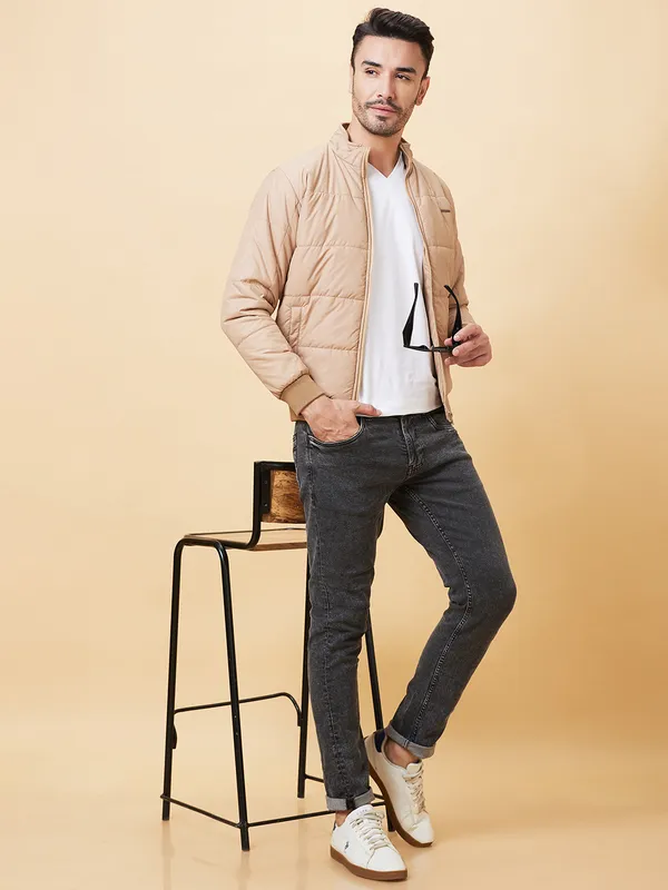 Being Human Men  Jackets-Khaki