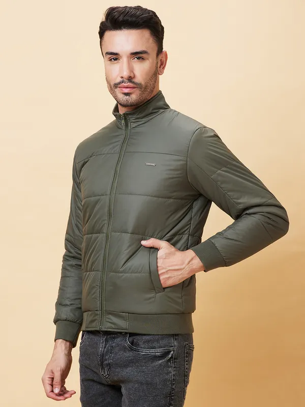 Being Human Men  Jackets-Olive