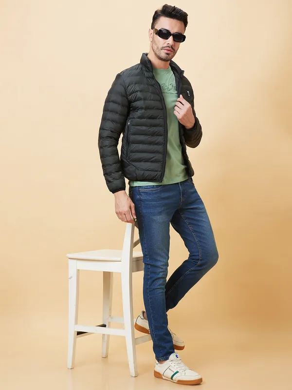 Being Human Clothing Men  Jackets-Olive