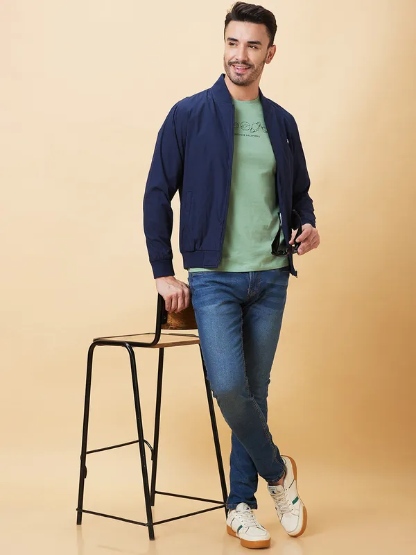 Being Human Clothing Men  Jackets-Navy