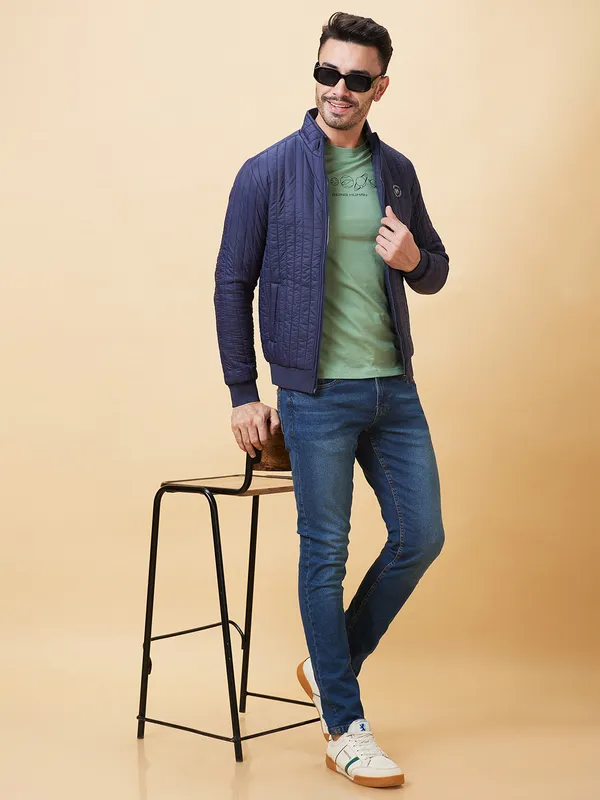 Being Human Men  Jackets-Navy