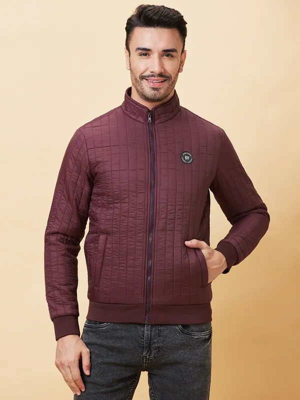 Being Human Men  Jackets-Wine