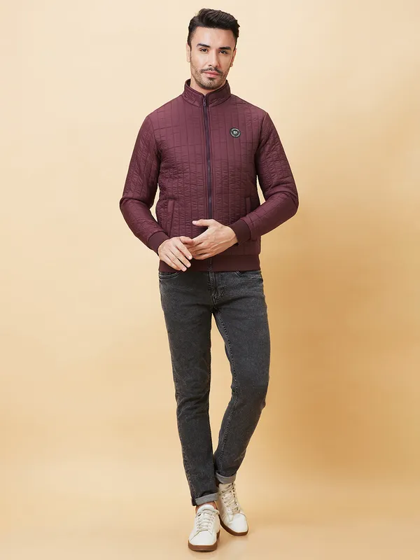 Being Human Men  Jackets-Wine