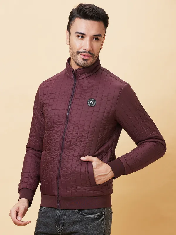 Being Human Men  Jackets-Wine