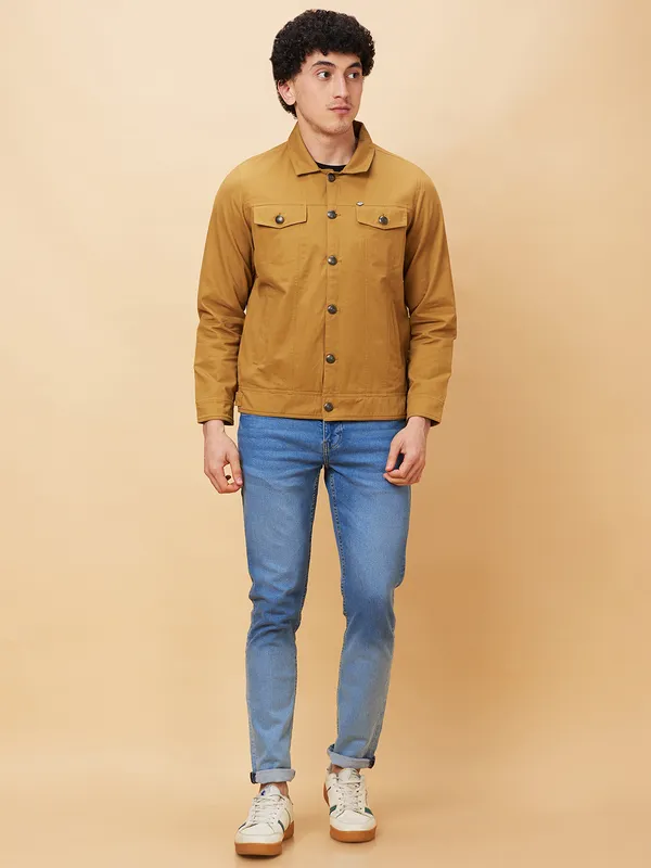 Being Human Men  Jackets-Tan