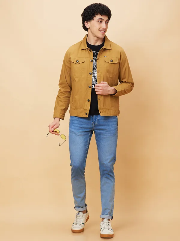 Being Human Men  Jackets-Tan
