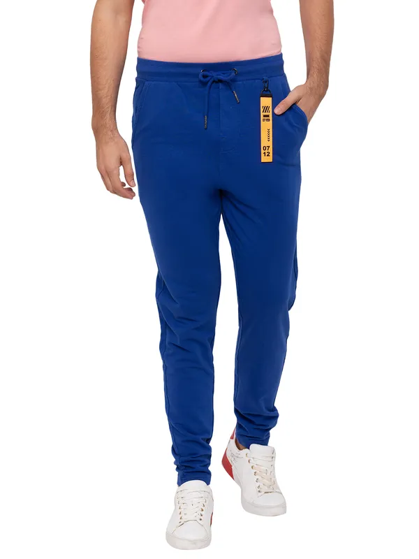 Being Human Men Regular Fit Track-Royal Blue