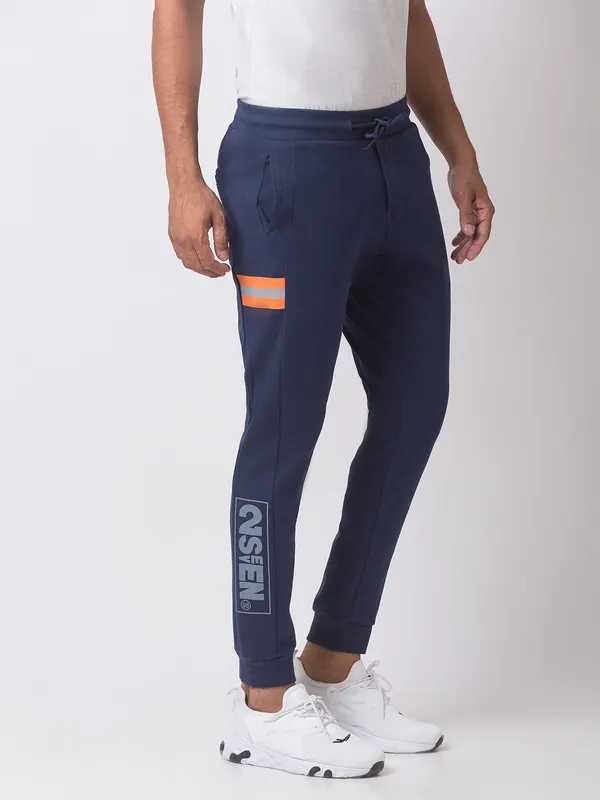 Being Human Men Regular Fit Track-Mood Navy