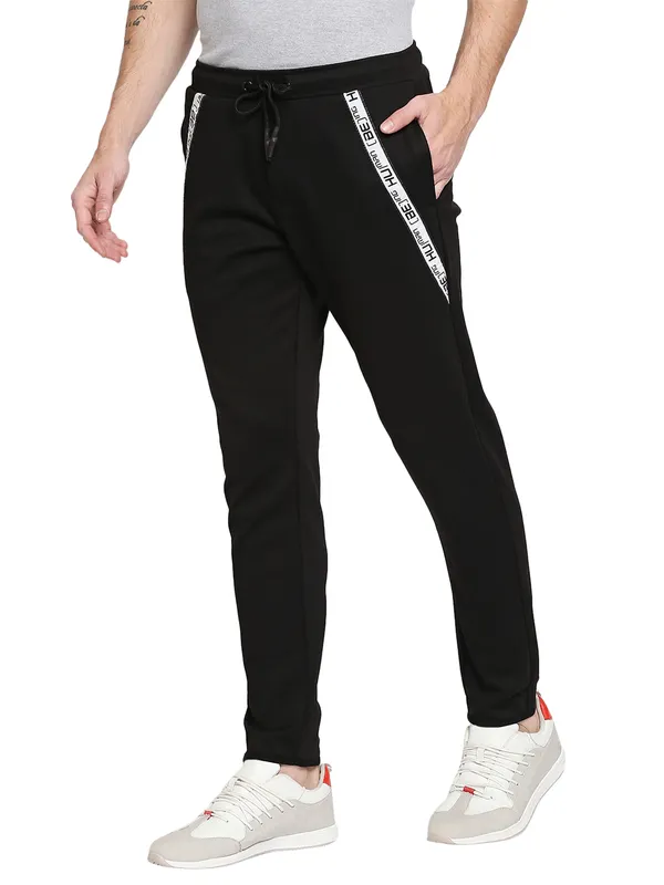 Being Human Clothing Men Regular Fit Track-Black