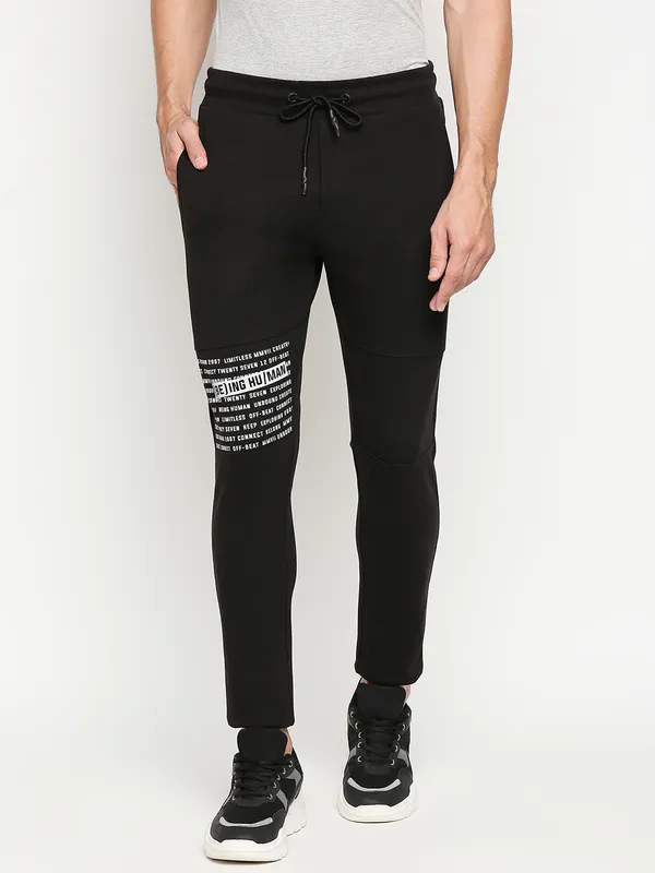Being Human Clothing Men Regular Fit Track-Black
