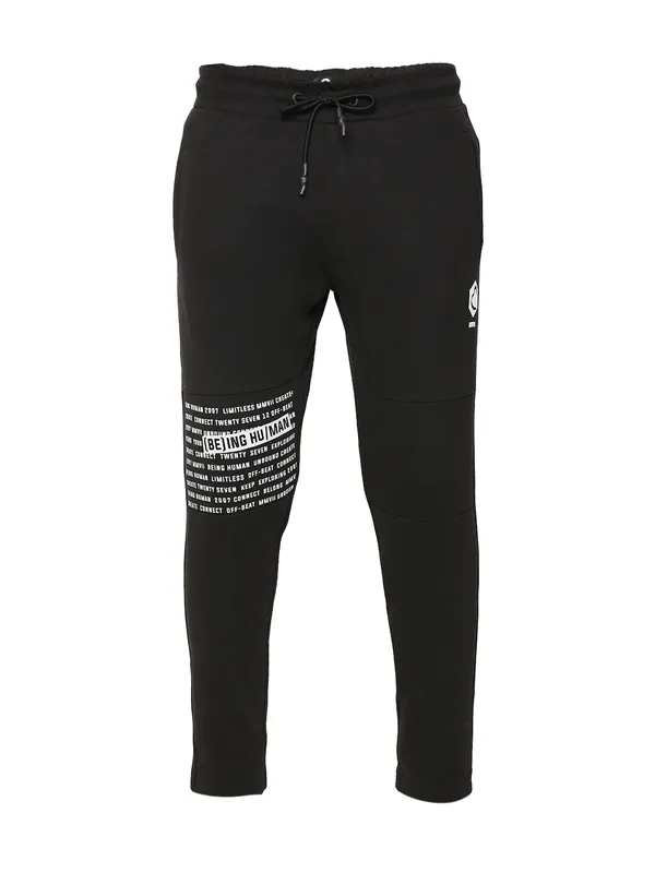 Being Human Clothing Men Regular Fit Track-Black