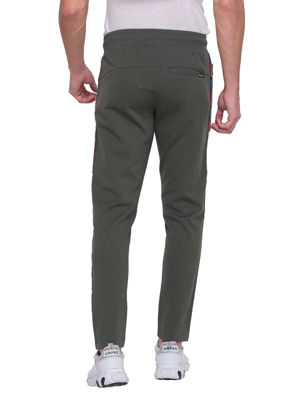 Being Human Clothing Men Regular Fit Track-Forest Green