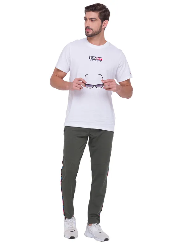Being Human Clothing Men Regular Fit Track-Forest Green