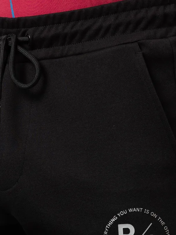 Being Human Clothing Men Regular Fit Track-Black