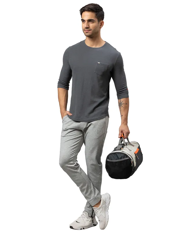 Being Human Clothing Men Regular Fit Track-Grey Mel