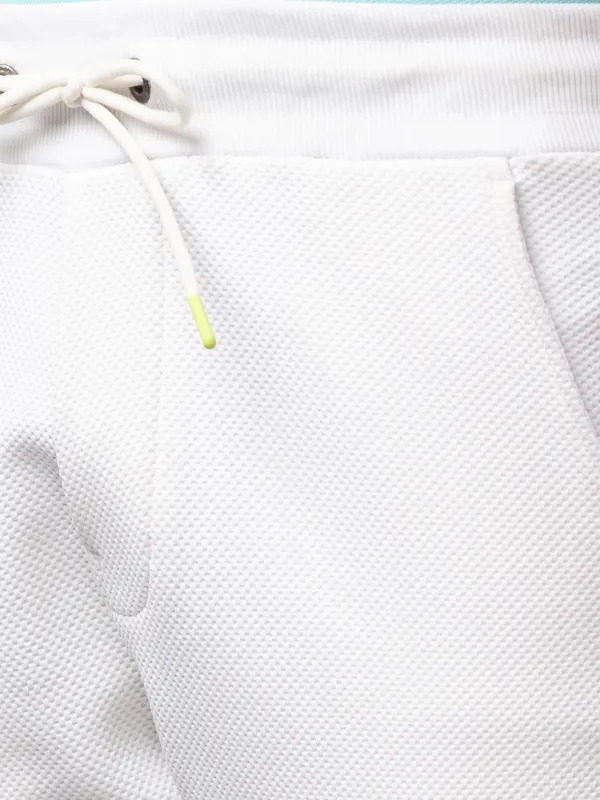 Being Human Clothing Men Regular Fit Track-White
