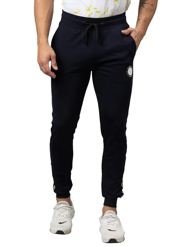 Being Human Men Regular Fit Track-Navy