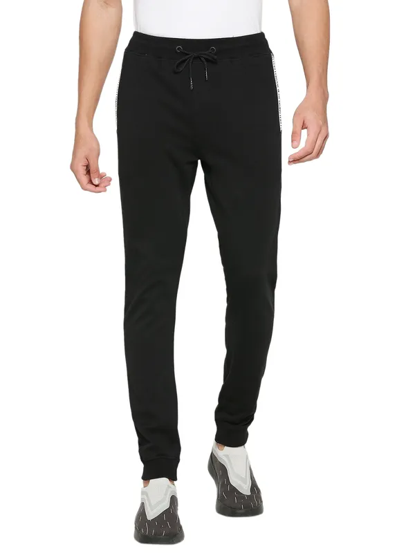 Being Human Men Regular Fit Track-Black