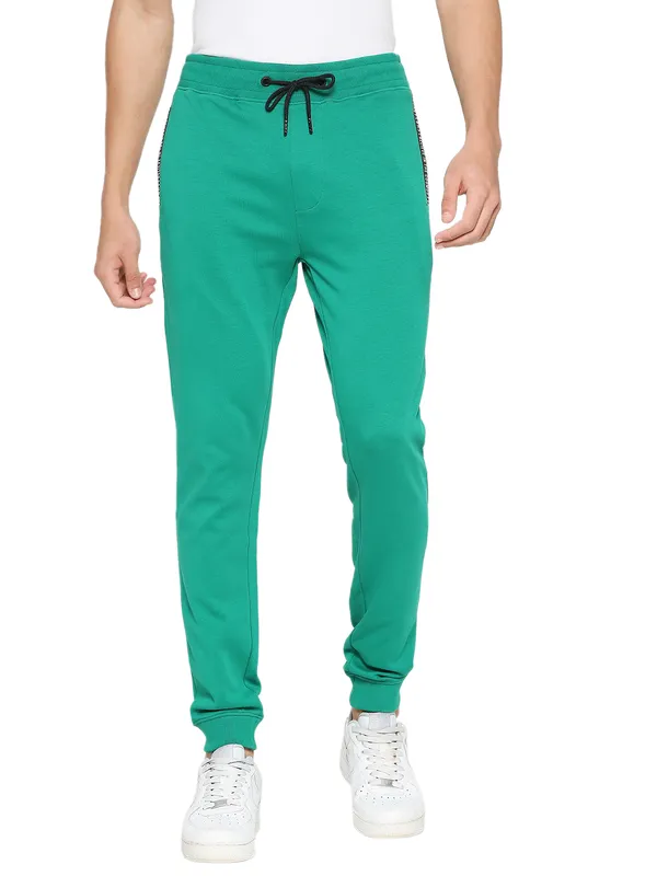 Being Human Clothing Men Regular Fit Track-Green