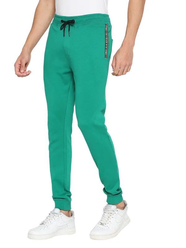 Being Human Clothing Men Regular Fit Track-Green
