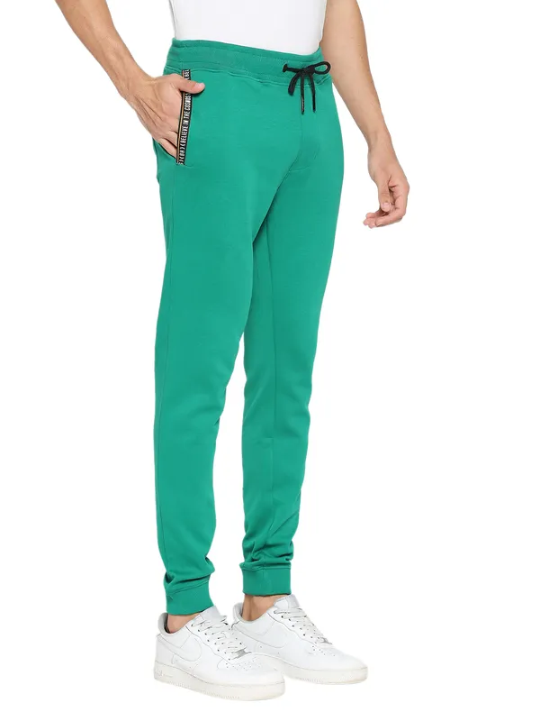 Being Human Clothing Men Regular Fit Track-Green