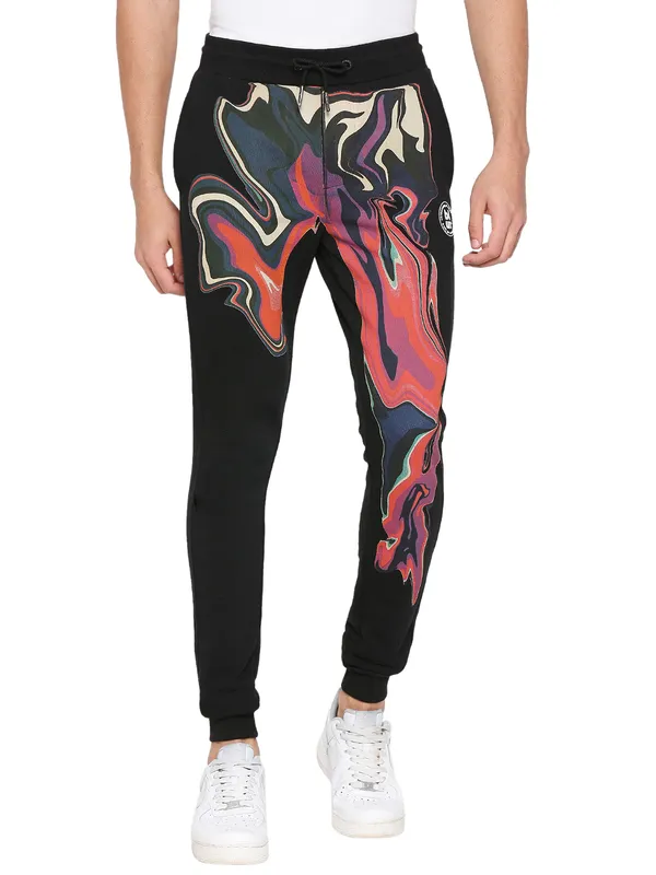 Being Human Men Regular Fit Track-Black