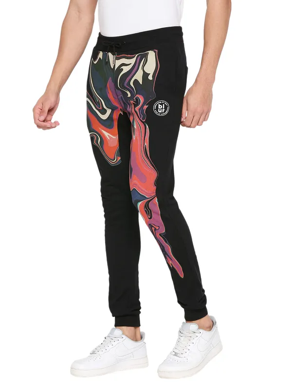 Being Human Men Regular Fit Track-Black