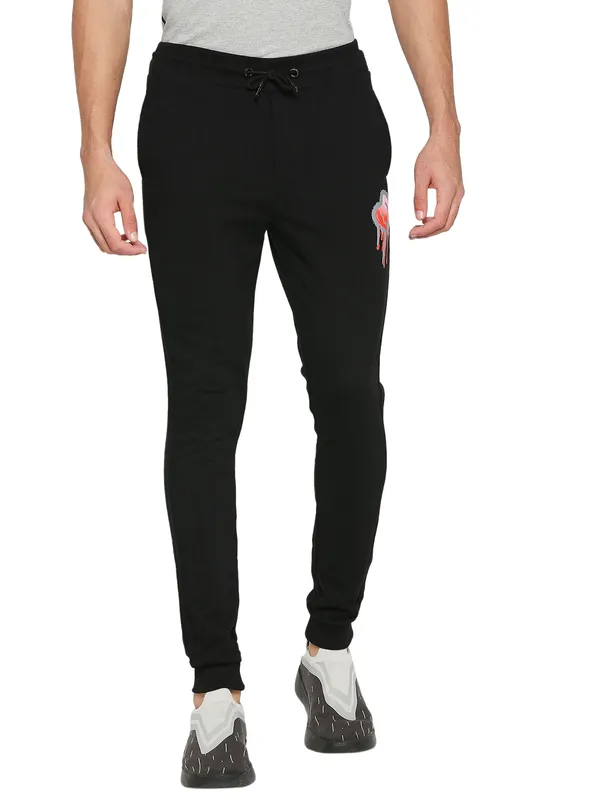 Being Human Men Regular Fit Track-Black