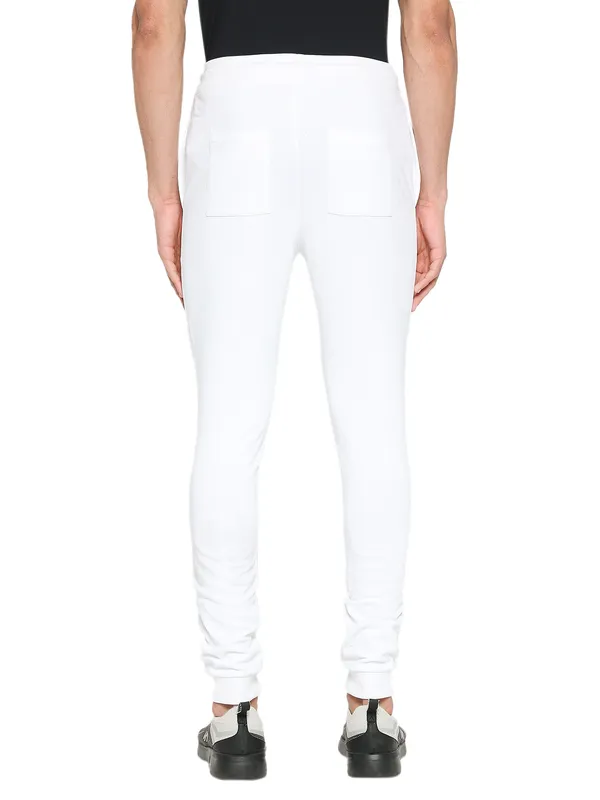 Being Human Men Regular Fit Track-White