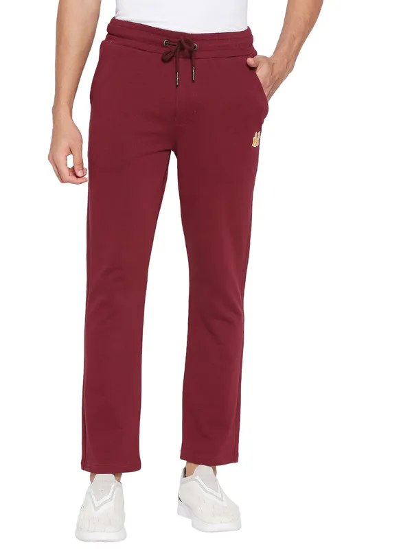 Being Human Clothing Men Regular Fit Track-Wine