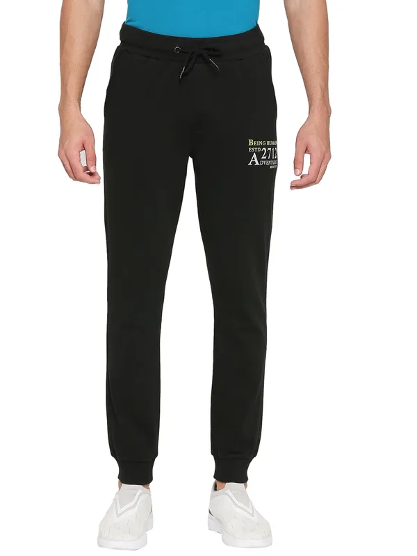 Being Human Clothing Men Regular Fit Track-Black