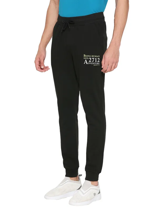 Being Human Clothing Men Regular Fit Track-Black