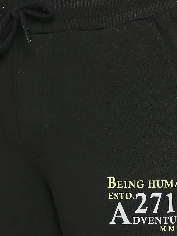 Being Human Clothing Men Regular Fit Track-Black