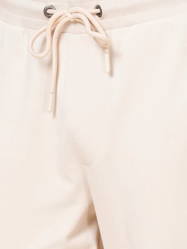 Being Human Clothing Men Regular Fit Track Pant-Chalk
