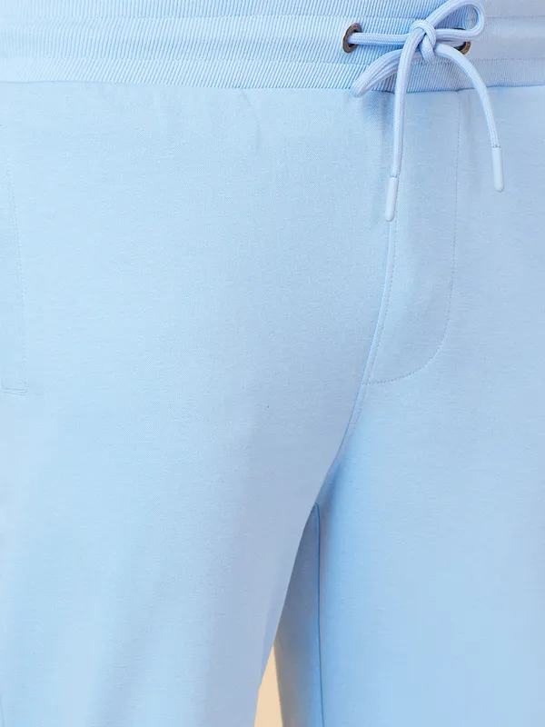 Being Human Clothing Men Regular Fit Track Pant-Light Blue