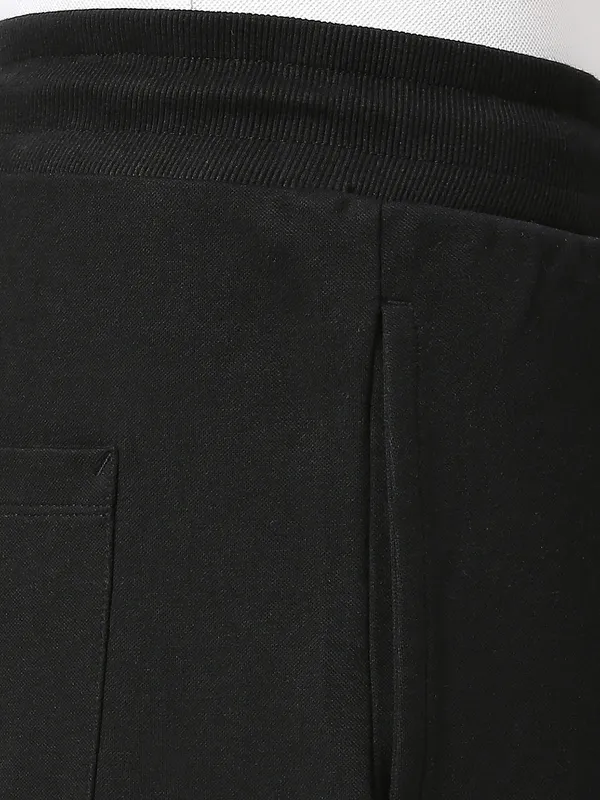 Being Human Clothing Men None Track Pant-Jet Black