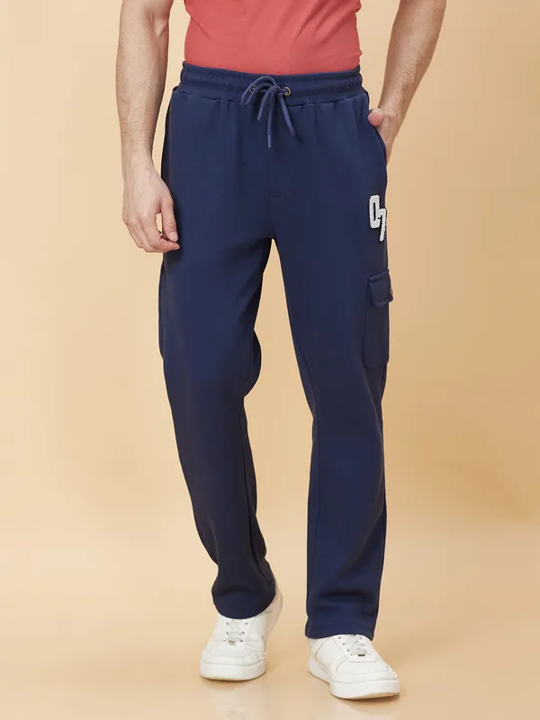 Being Human Clothing Men Regualr Fit Track Pant-Navy