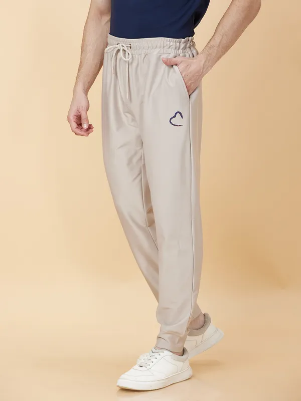 Being Human Clothing Men Regualr Fit Track Pant-Fawn