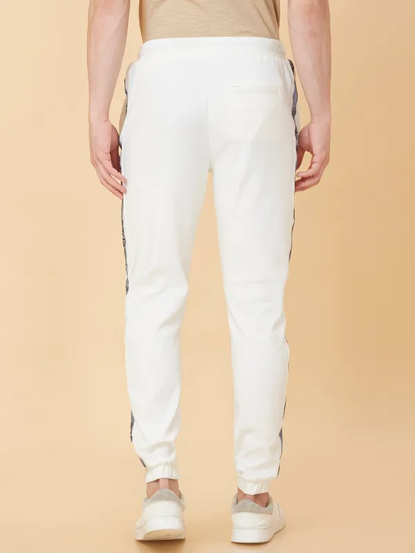 Being Human Clothing Men Regular Fit Track Pant-Snow White