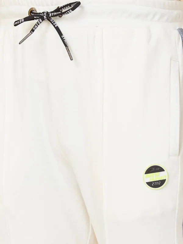 Being Human Clothing Men Regular Fit Track Pant-Snow White