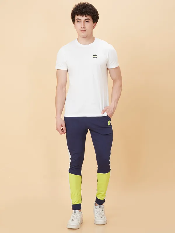 Being Human Clothing Men Regular Fit Track Pant-Dress Blue