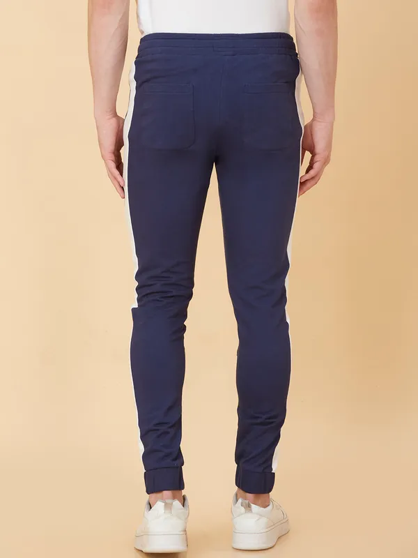 Being Human Clothing Men Regular Fit Track Pant-Dress Blue
