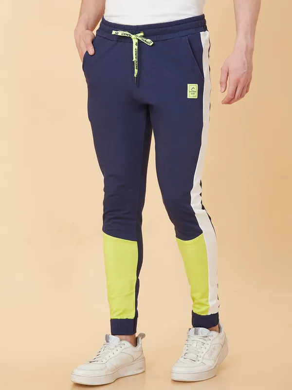 Being Human Clothing Men Regular Fit Track Pant-Dress Blue