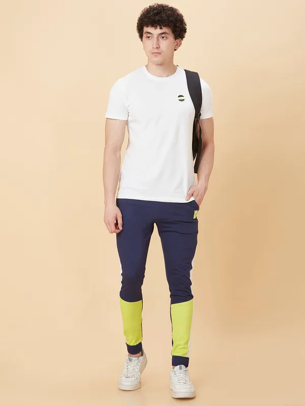 Being Human Clothing Men Regular Fit Track Pant-Dress Blue
