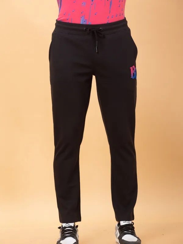 Being Human Clothing Mens-Bottom Track Black