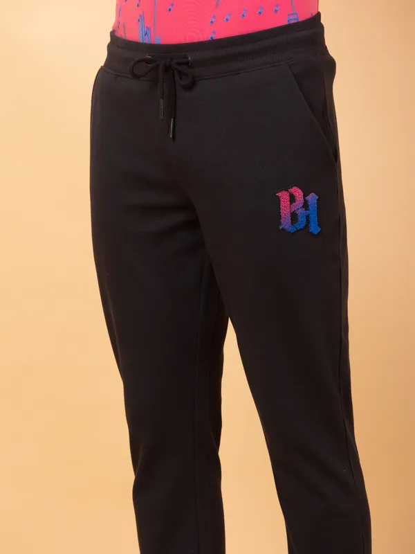 Being Human Clothing Mens-Bottom Track Black